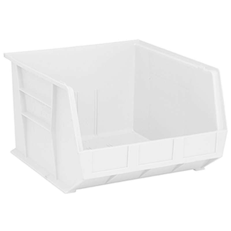 Ultra Stack and Hang Bin, 18 x 16-1/2 x 11in, Clear, 3 per Case
